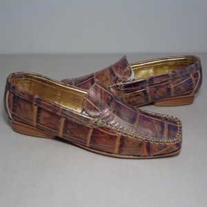 Rebeca Sanver Size 10 M Eur 40 FULL Iris Leather Loafers New Women's Shoes